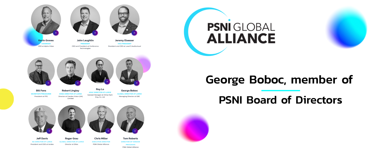 George Boboc, membru al consiliului de administratie PSNI Global Alliance